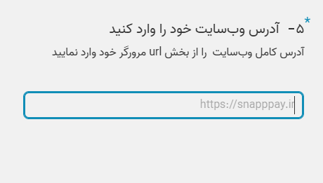 آدرس وب سایت