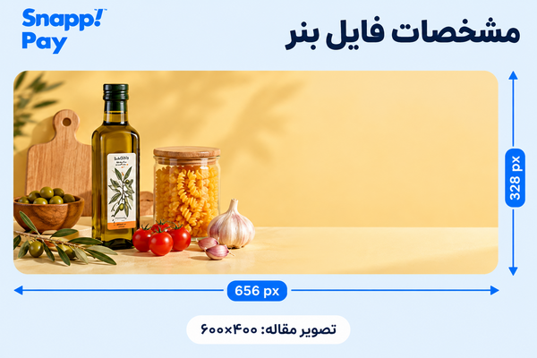 مشخصات فایل بنر
